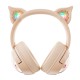 Бездротові Bluetooth навушники Onikuma B5 Cat Ear Wireless Gaming Headset BT 5.0 Ivory